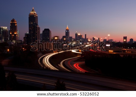 Atlanta Georgia at night