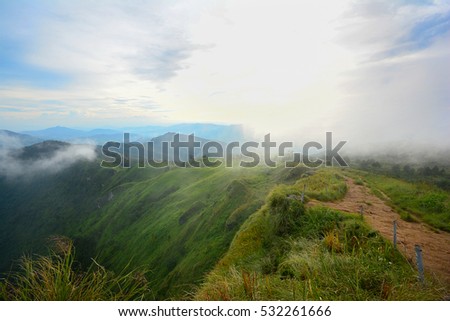 Nature on Mountain in Chiang rai, Thailand.