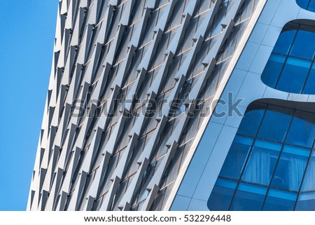 detail shot of skyscrapers in Shenzhen,China.