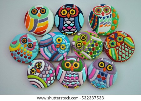 Owl cakes , Birthday cookies , Christmas ball decoration