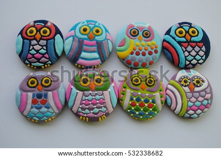 Colorful Birthday cookies , Christmas decoration 