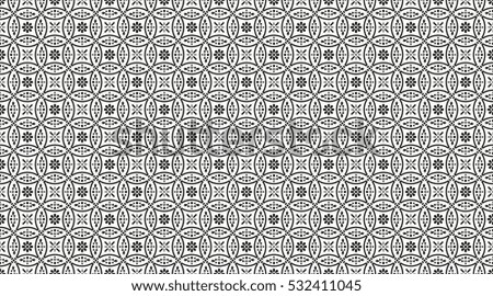 Abstract romanticism style seamless pattern with flowers