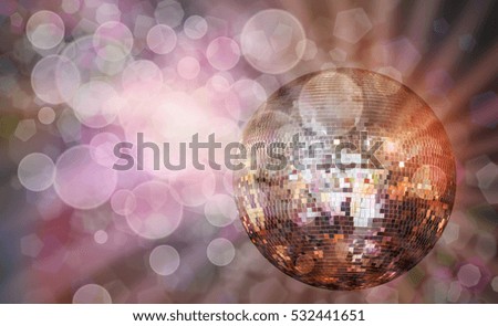 party lights disco ball