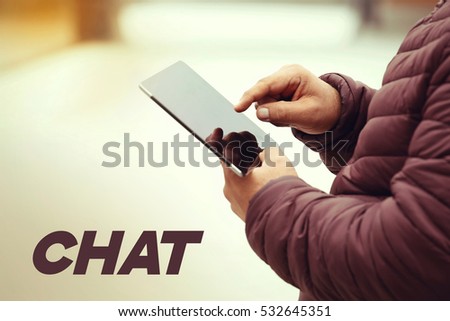Chat, Technology Concept