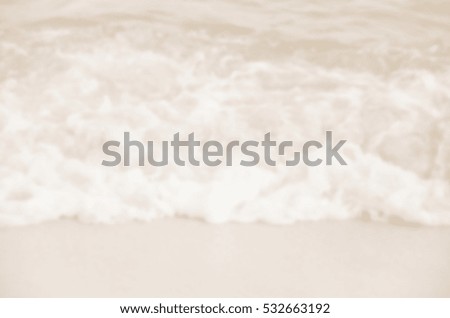 Blurred abstract background and can be illustration to article of beach
