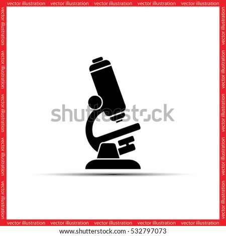 microscope icon vector eps10.