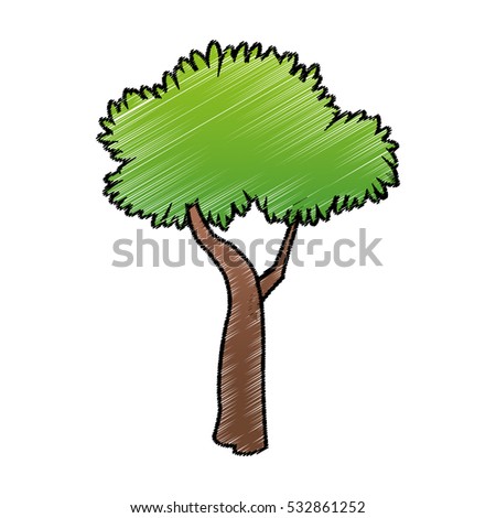 Isolated tree plant design