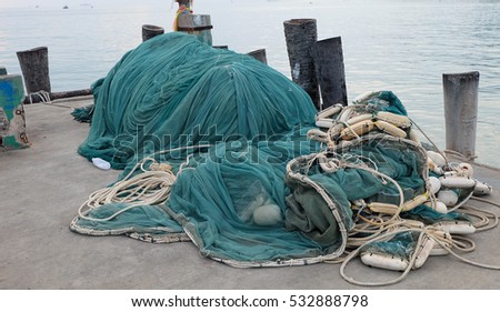 
Fishing nets Royalty-Free Stock Photo #532888798