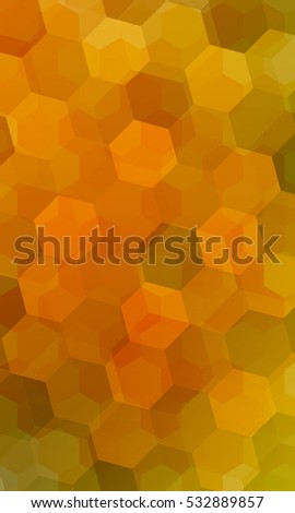 beautiful light orange color geometry background. Raster copy illustration. polygonal pattern. design for banner, presentation, wallpaper.