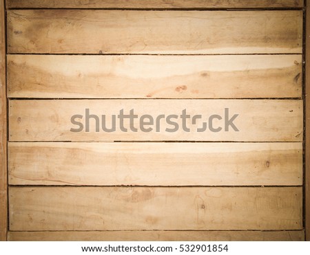 Close-up bright light color natural wood texture High resolution of plain simple old peel wooden grain teak backdrop with tidy board detail streak fiber finishing for chic art ornate blank copy space.