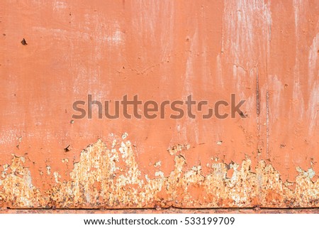 old orange wall texture detail and background