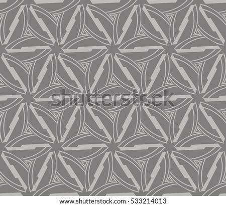 Vector seamless pattern. Modern stylish texture. Repeating abstract background with chaotic strokes. Trendy hipster print.
