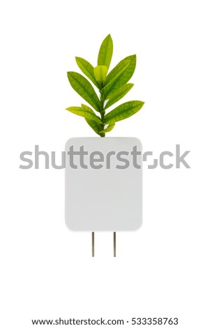 Mobile Changer idea concept isolated on white background.

