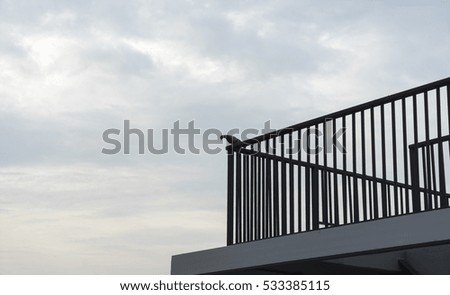 Dove is iron balconies