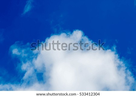 blue sky with cloud background.photo