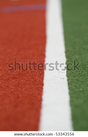 line on sports field