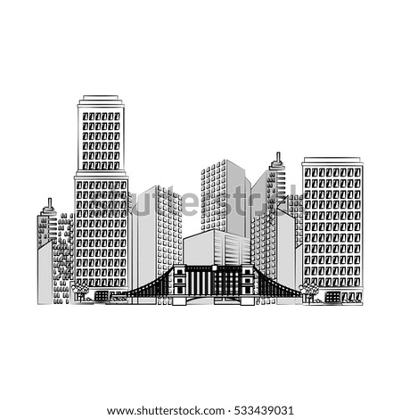 great city buildings icon