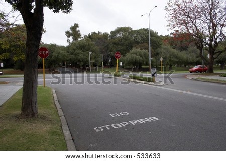 No Stopping - Intersection