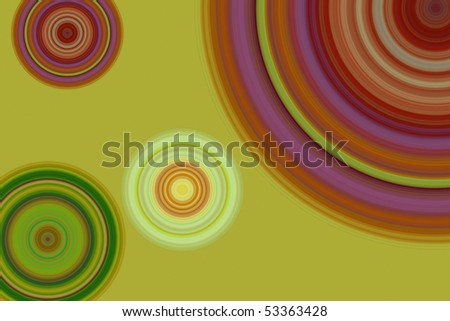 Colorful retro circle background