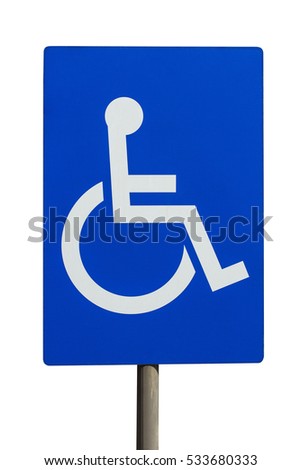 Signs for disabled