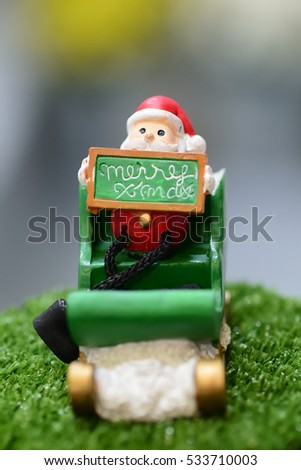Cute Santa Claus toy
