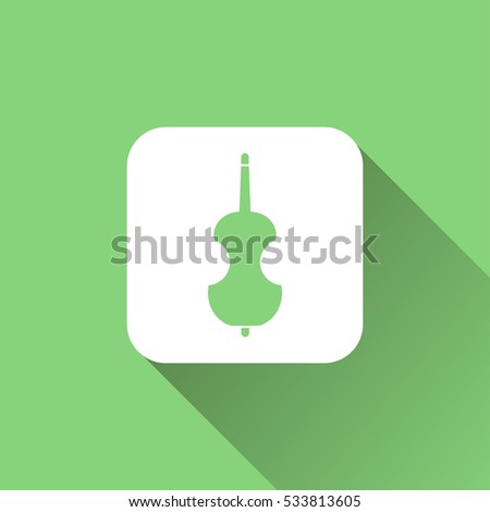 Violin icon. music sign