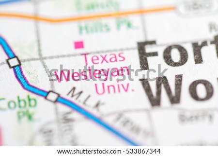 Texas Wesleyan University. Texas. USA Royalty-Free Stock Photo #533867344