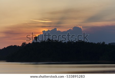 Batang Ai, Borneo - Sunset