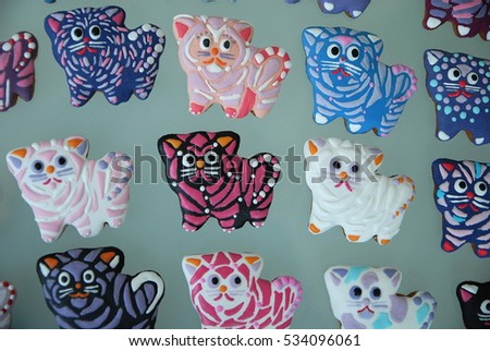 Cat world, Christmas cookies , Tiger shaped