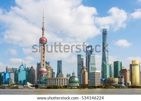 Beautiful scenery of Shanghai