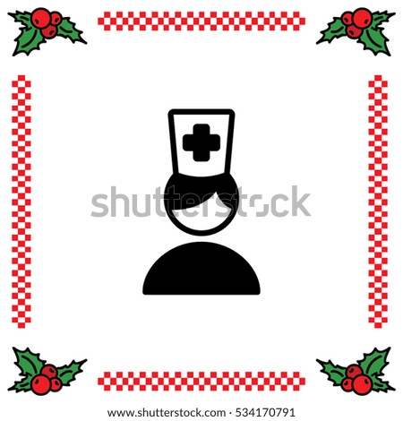 Web icon. Doctor