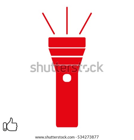 lantern light icon, vector illustration EPS 10