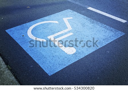 Disability parking in urban road accessibility