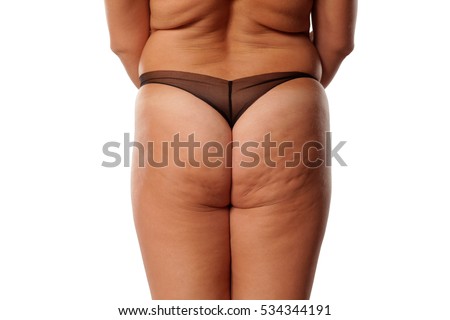 fat ass woman with cellulite