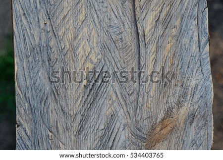 texture of the wooden board in village