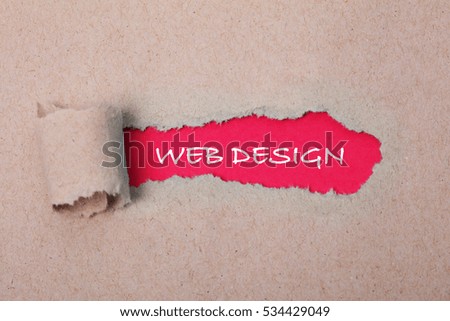 Web Design, Technology Concept