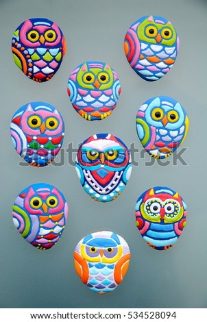 Owl cartoon  , Sugar cookies for  kids birthday party , Christmas decorated collection