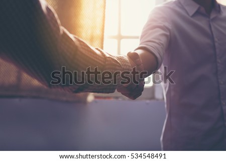 Business people shaking hands, finishing up a meeting
Handshake Business concept Royalty-Free Stock Photo #534548491