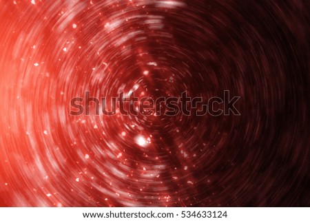 Red  Abstract Christmas Background with circle glitter or bokeh lights. Round defocused particles