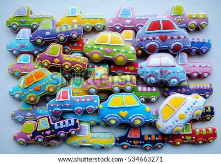 Colorful kids toys , Car shaped