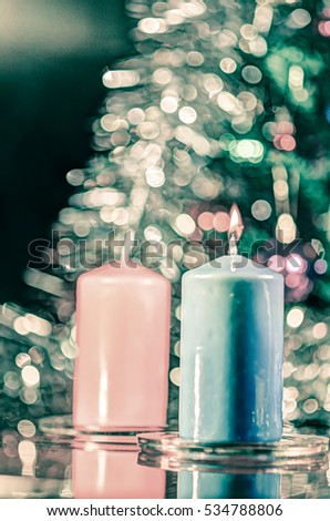 christmas candles