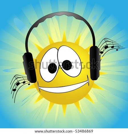 Vector - sun listen music