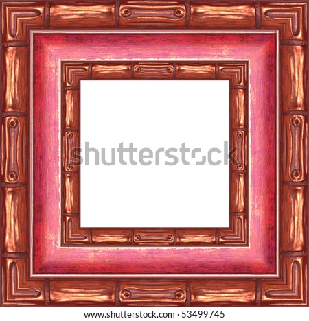 a picture frame on a white