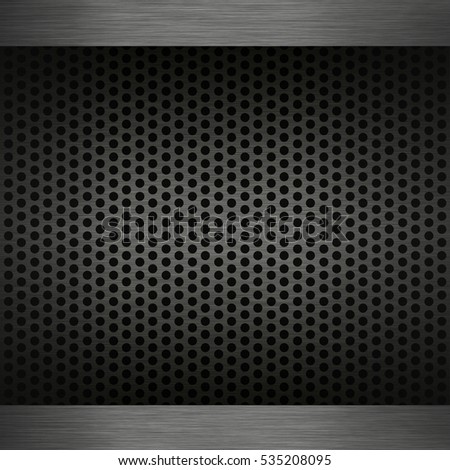 Stainless steel mesh background.