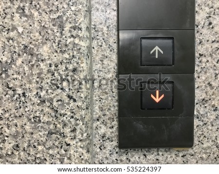 Elevator buttons - up and down