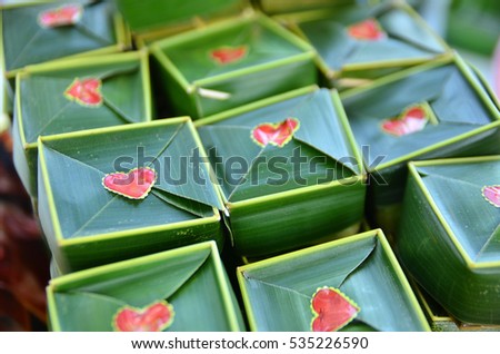 "Banh Xu Xe"vietnamese sweetmeat.food for Wedding cakes.tradition in vietnam. Royalty-Free Stock Photo #535226590