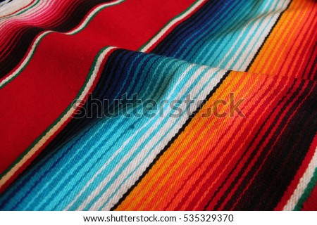 Mexico Poncho Background textile fiesta Mexican theme local market Mexican Mexicana traditional culture serape fabric with copy space pattern stock, photo, photograph, picture, image