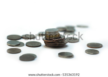 holds a handful of cash white background