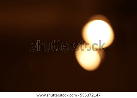 Background light reflections bokeh orange yellow