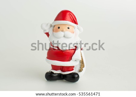 Santa claus, Isolated on white background